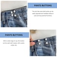 thumbnail image 4 of EeaseCA 4 Ensembles Boucles de Réglage de Taille Boutons de Pantalon Réglables Boucles de Taille Sans Clou Jeans, 4 of 8