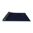 thumbnail image 2 of Ahgly Company Indoor Round Abstract Blue Contemporary Area Rugs, 6' Round, 2 of 4