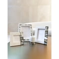 thumbnail image 4 of Grey Mother of Pearl White Marble Picture Frame 5x7, 4 of 4