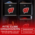 thumbnail image 3 of NCAA WISCONSIN STORAGE BIN -Made to Fit Storage Bin Shelf Organizers - 10.5" x 10.5" - NCAAlege Officially Licensed, 3 of 8
