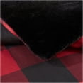thumbnail image 3 of JERFIT Full Queen Reversible Comforter Set with Shams, Plaid Faux Wool & Faux Fur, All Season Down Alternative Bedding, Machine Washable, OEKO-TEX Certified, 3 of 3