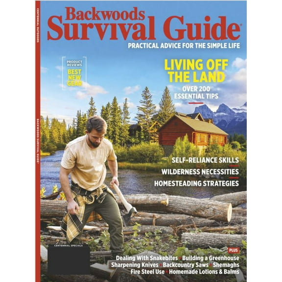 Backwoods Survival Guide - Living Off the Land No. 22: River Float Trips, White Willow Tree Pain Reliever, Knife Sharpening Tips Lots More!