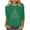 Type 5-Green, variant on Otvok Womens Christmas T-Shirts Casual Round Neck Printed Blouse 3/4 Sleeve Tops for Summer