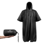 Arcturus Reusable Rain Poncho for Adults, One Size 54" x 48", 6 Colors, Wet Weather Gear for Hiking, Backpacking or Sporting Events