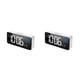 thumbnail image 2 of Moyic Reloj electrónico con espejo LED inteligente, portátil, para el hogar, USB, Control de voz, temporizador silencioso, reloj de música, Type1 NO1, 2 of 6