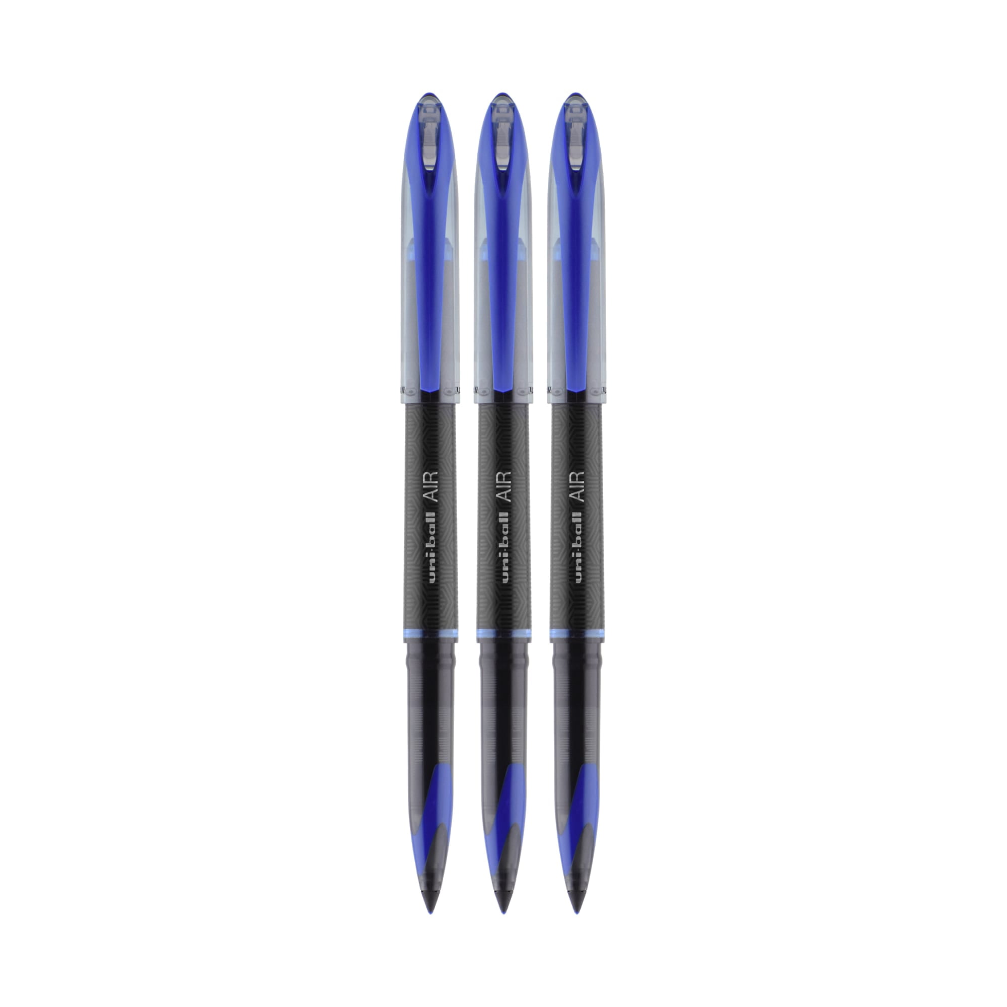 Uniball Air Porous Point Pens, Fine Point (0.7mm), Blue Ink, 3 Count