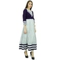 thumbnail image 2 of Phagun Quatrefoil Cotton Kurta Ethnic Designer Tunic Dress Anarkali Kurti, 2 of 5
