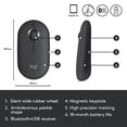 thumbnail image 5 of Open Box 910-005948 Logitech Pebble i345 Wireless Bluetooth Mouse for iPad Graphite, 5 of 6