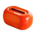 thumbnail image 3 of Elegante porta papel de seda, caja de pañuelos de gran apertura, organizador de escritorio para Rojo, 3 of 9