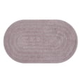 thumbnail image 2 of 40x60cm Elliptical Microfiber Bath Mat, Soft Absorbent Non-Slip Rug for Bathroom Shower Kitchen, 1 Count, 2 of 5