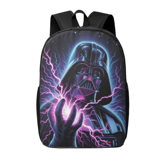 Darth Vader Backpack Cute Pattern College Laptop Schoolbag 17 Inch Large Daily Travel Hiking Sports Casual Daypack