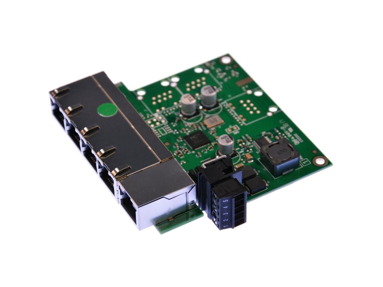 Brainboxes Industrial Embeddable 5 Port Ethernet Switch SW105