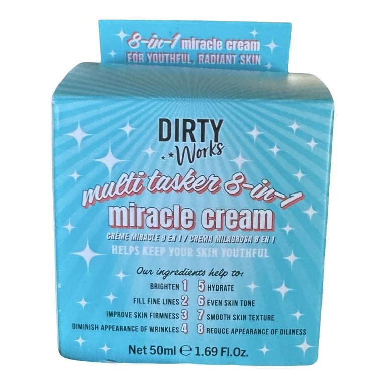 Dirty Works Miracle Cream Multi-tasker 8-in-1 Face & Neck Cream