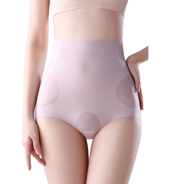 Ropa interior de cintura alta para mujer, control de abdomen, cobertura total, bragas hipster, sin costuras, suaves y elásticas.