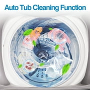 Full Automatic Washing Machine with LED Display, 20 lbs Portable Washing Machine, 10 Washing Programs & 8 Water Levels Selections, Grey