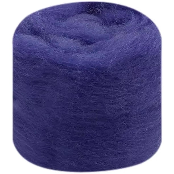 Lana para fieltro con aguja Fibra Fieltro de aguja teñido a mano mezclado itinerante multicolor 100g 50g 10g(12,100g)