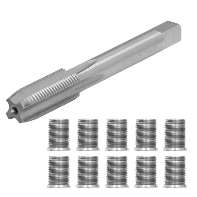 Herramienta de reparación de bujías, herramienta de reparación de roscas de bujías, herramienta de reparación de roscas de bujías, herramienta de reparación de bujías automática, resistente y robusta