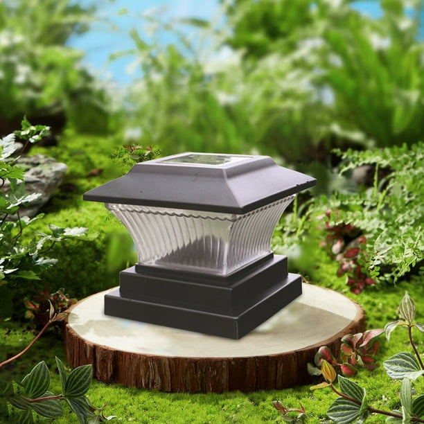 Teissuly Clearance Solar Post Lights Outdoor Fence Cap Light For Posts Patio Garden Decoration White Lighting Black,Lighting Solar Outdoor Post Cap Lights Light For Fence(Black, ) Teissuly WER2023081600170