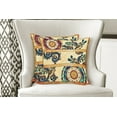 thumbnail image 4 of Ambesonne Paisley Throw Pillow Cover 2 Pack, Eastern Batik Style, 18", Multicolor, 4 of 6