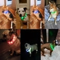 thumbnail image 6 of USB Rechargeable LED Light Up Dog Collars - Glowing Pet Safety Collar Silicone Cuttable Light Up Dog Collar Lights, Safety and Cool Neon Dog Collar for Dog Running and Walking at Night (Green), 6 of 6