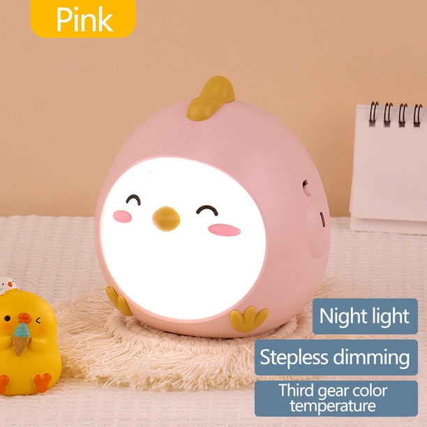 Luces LED, lámpara de escritorio, mini luz LED de noche linda, atenuación continua, luz de protección ocular para lectura y aprendizaje, luz de noche recargable por USB para dormitorio de estudiantes,