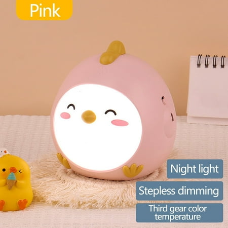 

Livrdious Mini Cute LED Night Light Stepless Dimming Learning Reading Eye Protection Light Student Dormitory USB Rechargeable Bedroom Bedside Night Light Gift Savings Catcher on Clearance