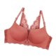 thumbnail image 3 of Sujetador sin costuras Apertura frontal Ropa interior de encaje Sin cables Sexy Bralette transpirable Racerback, Caramelo, 34/75 tholdsy AP001113-18, 3 of 7