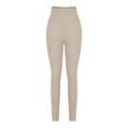 thumbnail image 3 of Eryao Running Leggings for Women High Waisted Tummy Control Yoga Pants Butt Lift Athletic Workout Tight Pants,Brown S, 3 of 6