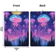 thumbnail image 5 of FORMRS Acrylic Clipboard with Low Profile Clip Standard A4 Letter Size, 12.5" x 9", Neon Jellyfish, 5 of 8