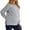 Gray., variant on Akafmk Womens Long Sleeve Maternity Tops,Womens Maternity Solid Color Crew Neck Long Sleeve Button Detail Hoodless Casual Sweatshirt Pregnancy Mama Tops
