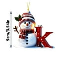 thumbnail image 1 of Adornos navideños colgantes, adornos navideños con letras, ciervos navideños colgantes, decoración de madera para mesa, adornos personalizados, decoración colgante, adornos de jardín, adornos navideño, 1 of 6