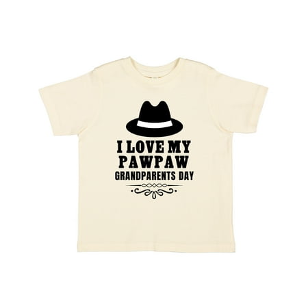

Inktastic Grandparents Day I Love My Pawpaw Gift Toddler Boy or Toddler Girl T-Shirt