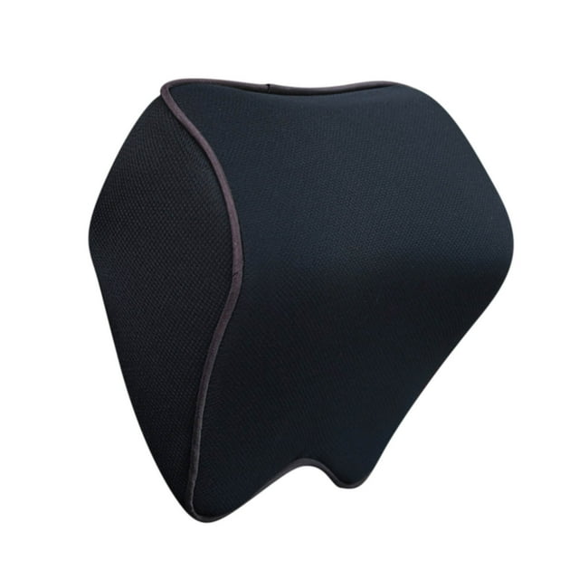 Leodye 1PCS Memory Foam Car Neck Pillow Adjustable Strap Breathable Removable Cover Driving Headrest -9.84 × 9.06 × 4.33 in