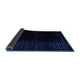 thumbnail image 2 of Ahgly Company Indoor Rectangle Abstract Blue Modern Area Rugs, 2' x 5', 2 of 4
