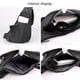 thumbnail image 3 of Mochila de un solo hombro bolso diagonal mochila de viaje impermeableHombro derecho negro, 3 of 6