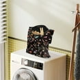 thumbnail image 2 of ZIATUBLE Mushroom Hanging Storage Organizer Butterfly Flower Clothespin Holder Bag Easy to Clean Clothesline Bag for Clothes Pins Elastic Hanging Pantry Organizer for Storage Bags, 2 of 7