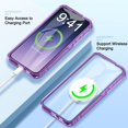 thumbnail image 2 of Dteck Built-in Screen Protector Case for Samsung Galaxy S24,Compatible with Mag-Safe Slim TPU+PC Full-Body Stylish Shockproof Protective Cover,Purple, 2 of 7