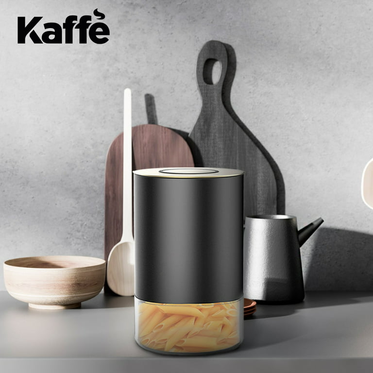 Kaffe Coffee Canister, Coffee Container Airtight, Glass Jar, 8o 