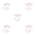 thumbnail image 1 of relayinert Convenient Towel Organizer 45cm Wide Separation Space Waterproof Good Air Circulation 4 Towels Simultaneously Foldable Pink 5Set, 1 of 6