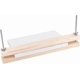 thumbnail image 1 of Wooden Bookbinding Press Large Press Bookbinder 15x1.5Inch Flat Paper Press Machine Wood Form Factor Padding Press, 1 of 5