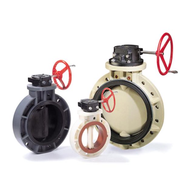 American Valve P21 2 2 in. PVC EPDM Liner Butterfly Valve