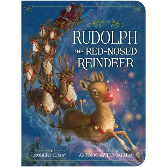 Classic Board Books Rudolph the Red-Nosed Reindeer, (Board Book)