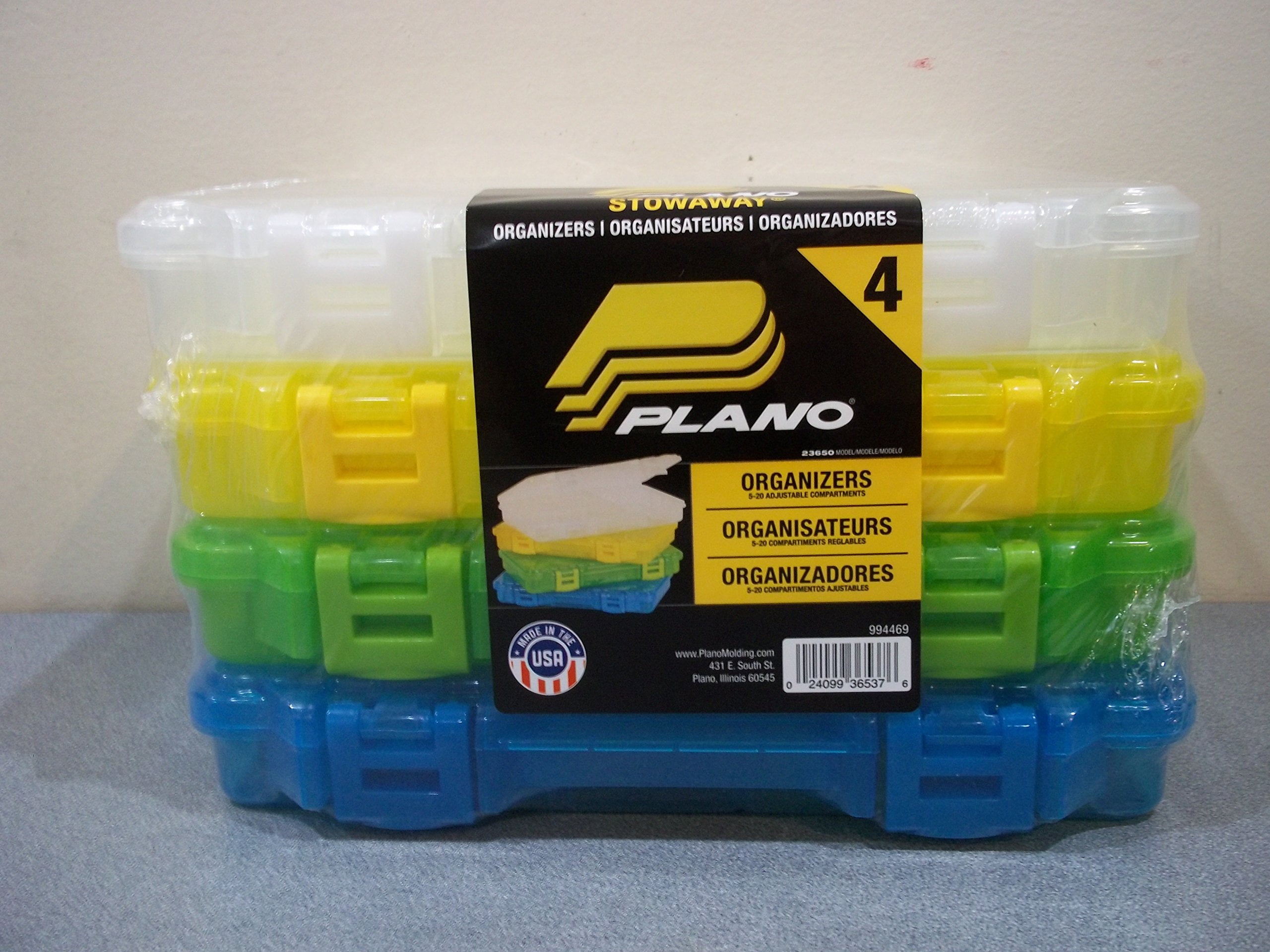 Tackle Boxes Plano 4-Pack 3650 Stowaway Utility Boxes - Shrinkwrapped For Organizing Fishing Tackle, Crafts, Or Hardware Plano Stowaway Tackle Boxes Plano 4-Pack 3650 Stowaway Utility Boxes - Shrinkwrapped For Organizing Fishing Tackle, Crafts, Or Hardware Plano Stowaway