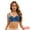 Blue, variant on Unique Bargains Women's Adjustable Straps Lightweight Lace Trim Push Up Bras D 34 Red