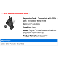 thumbnail image 2 of Expansion Tank - Compatible with 2006 - 2007 Mercedes-Benz R500, 2 of 2