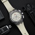 thumbnail image 2 of Men Watches,Multifunction Transparent Analog Display Silicone Strap Calendar Quartz Waterproof Trend Wrist Watches for Men, 2 of 6