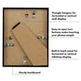 thumbnail image 6 of Americanflat 6x8 Picture Frame with Shatter-Resistant Glass with 4x6 Mat Display Photo Streamline - Black, 6 of 8