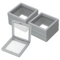 thumbnail image 1 of Uxcell 20 Pcs Caja de Almacenamiento para Uñas Postizas, Caja de Exhibición para Uñas, Organizador para Arte de Uñas, Regalos de Joyería, Suministros de Almacenamiento para el Hogar, Gris, 1 of 6