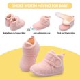 thumbnail image 6 of Barerun Toddler Slippers High Top Winter Boys Girls House Shoes Pink, 6 of 7