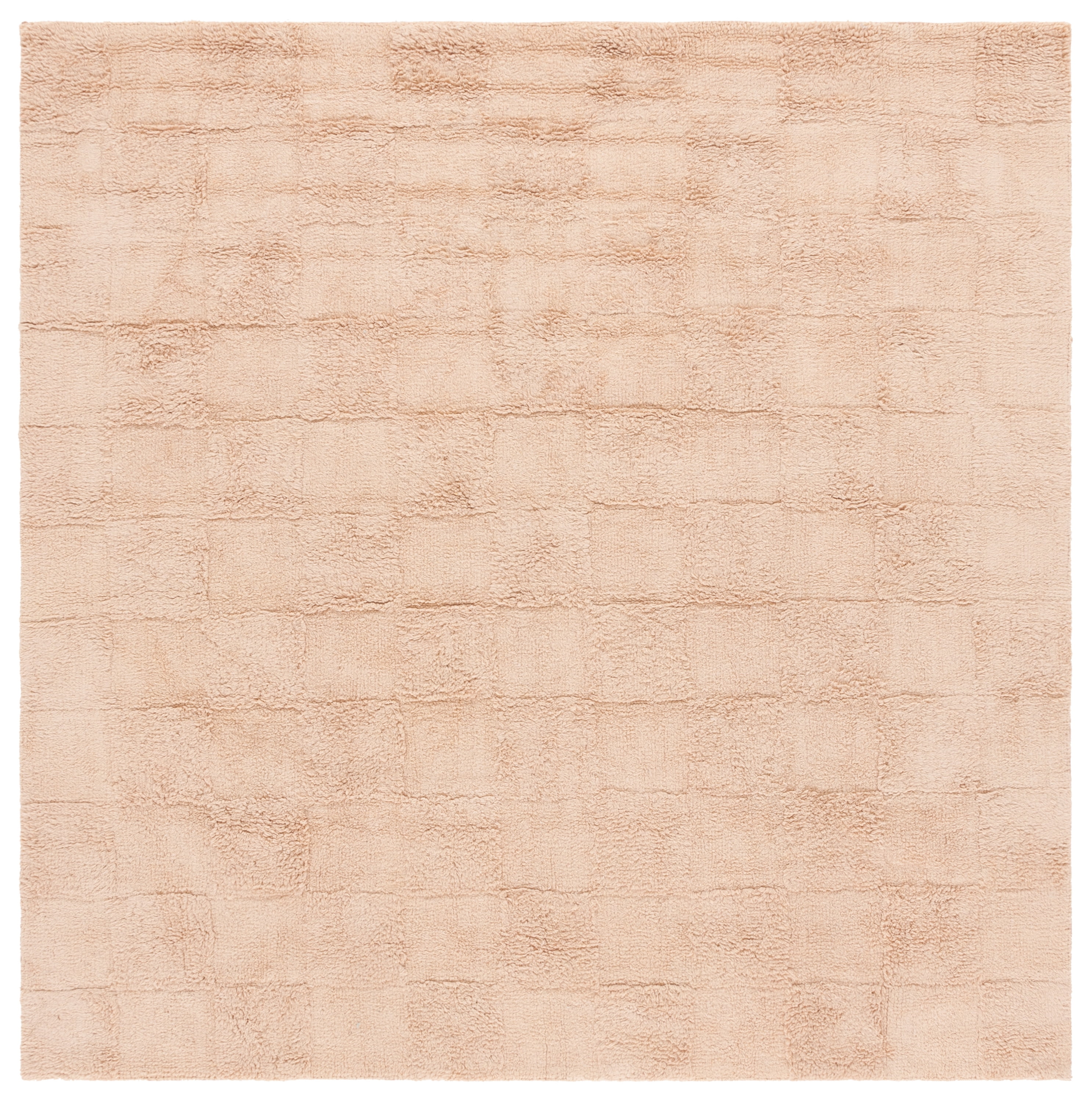 Safavieh Easy Care Coty Checkered Area Rug, Beige, 6' x 6' Square
